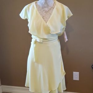 NWT chiffon wrap dress
